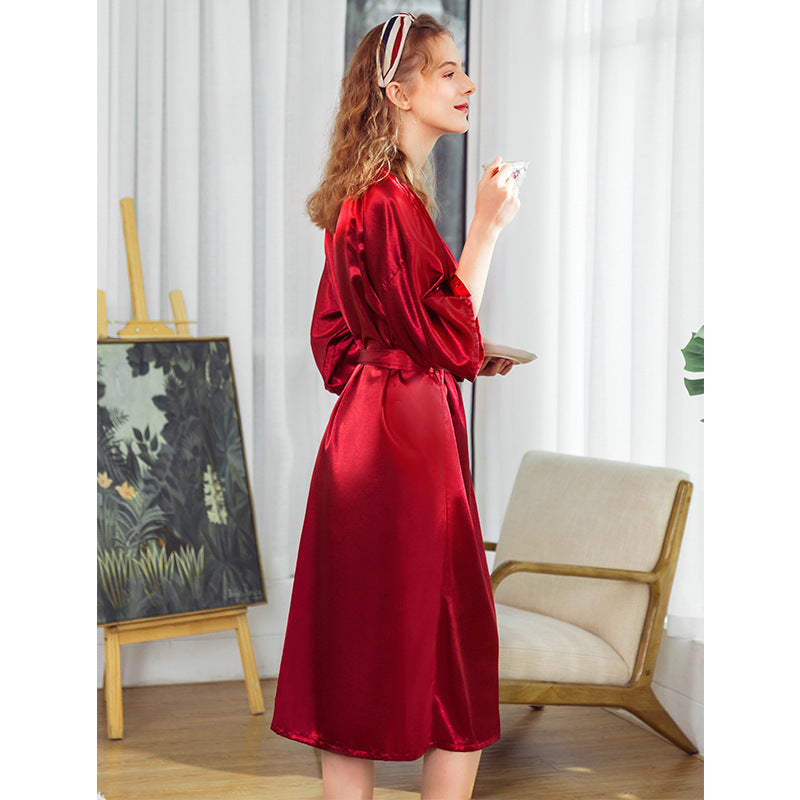 Pyjama en soie pour femme