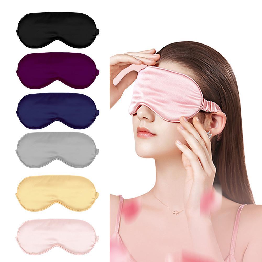 Masque de sommeil naturel en soie pour les yeux