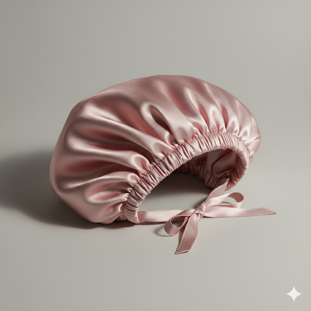 Bonnet de nuit 22 mommes en soie de mûrier