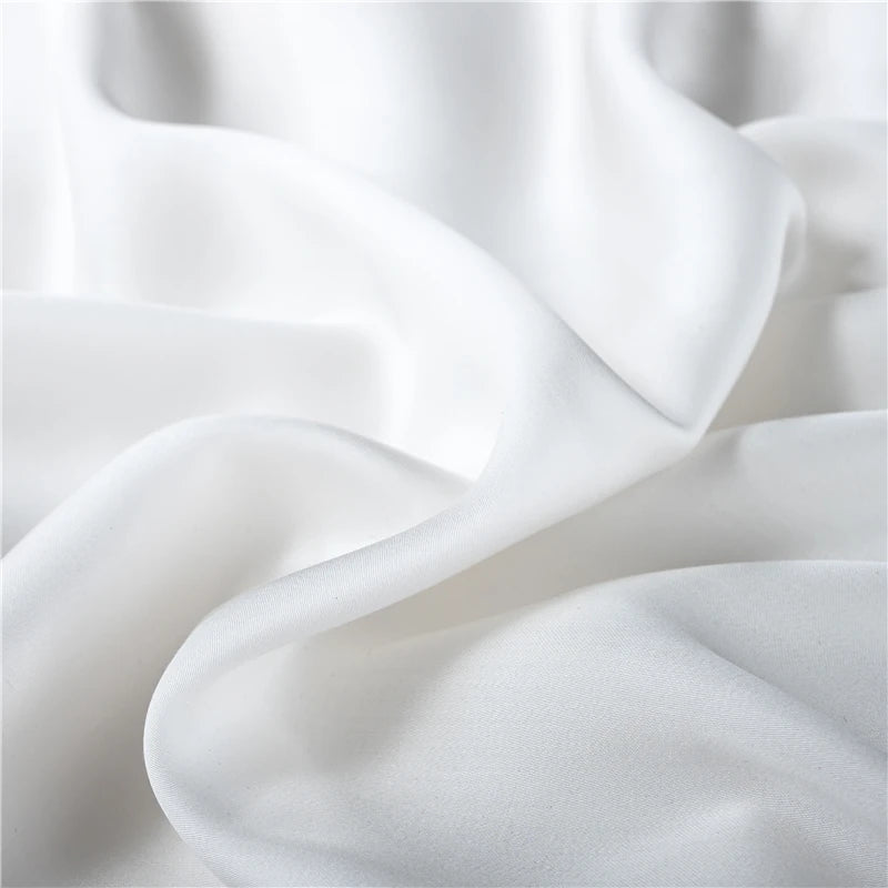 Drap plat en soie de mûrier naturelle
