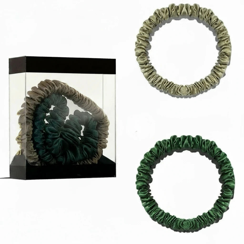 Lot de 2 chouchous en soie 19 Momme