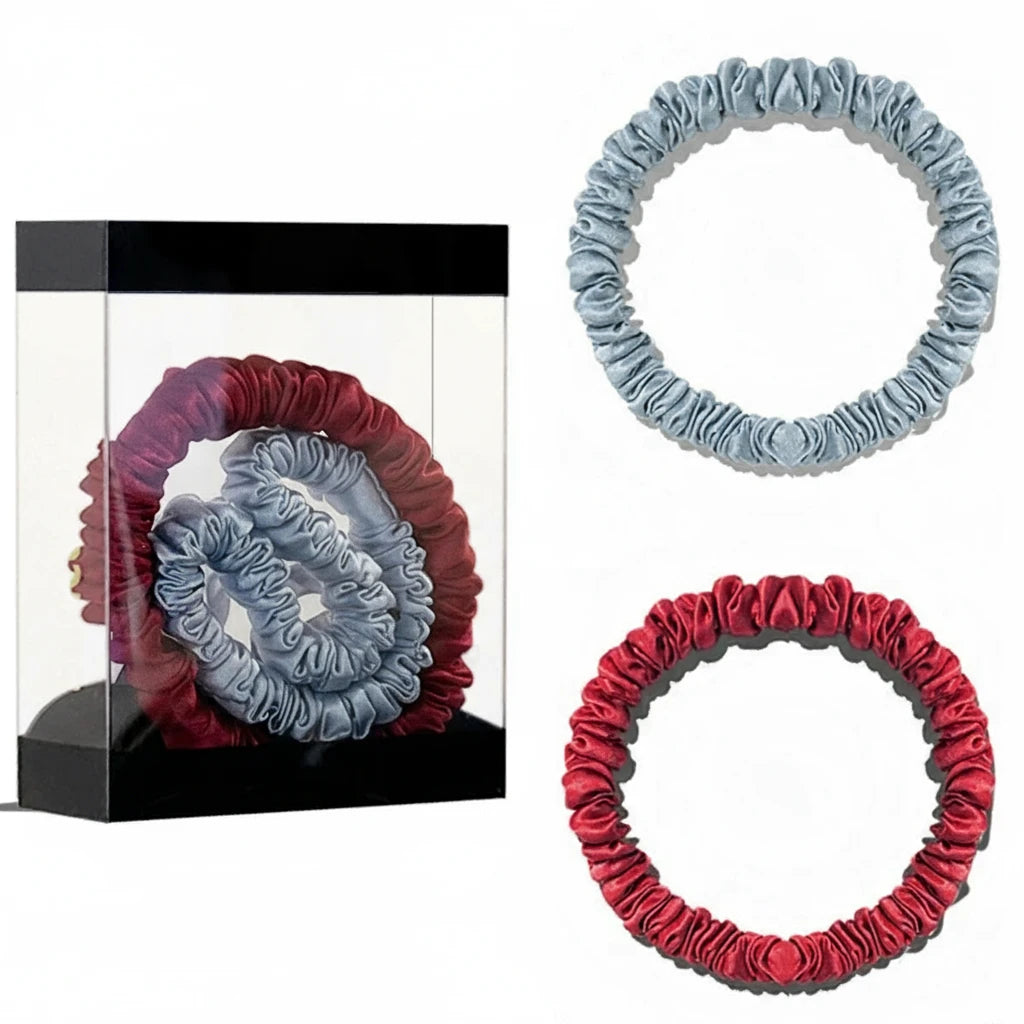 Lot de 2 chouchous en soie 19 Momme