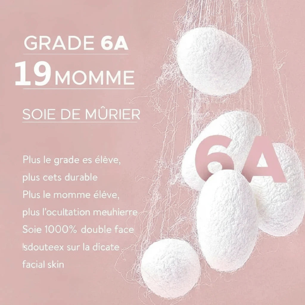 Lot de 2 chouchous en soie 19 Momme