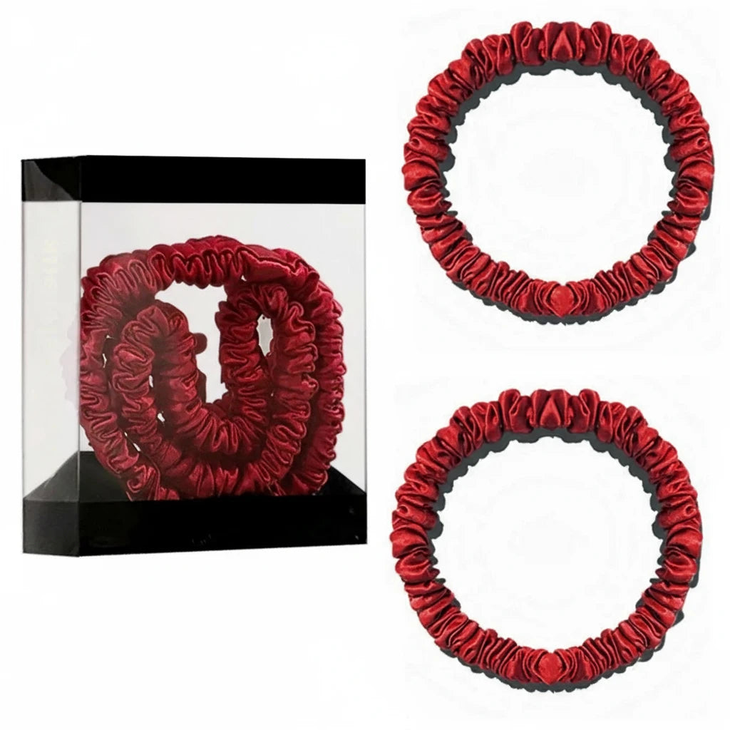 Lot de 2 chouchous en soie 19 Momme