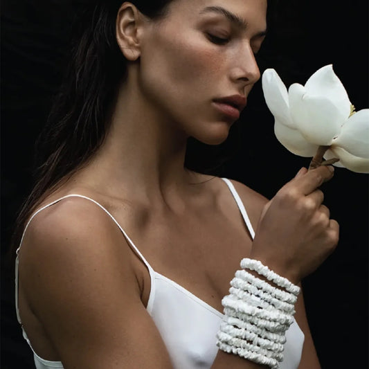 Chouchou en soie de mûrier 22 Momme