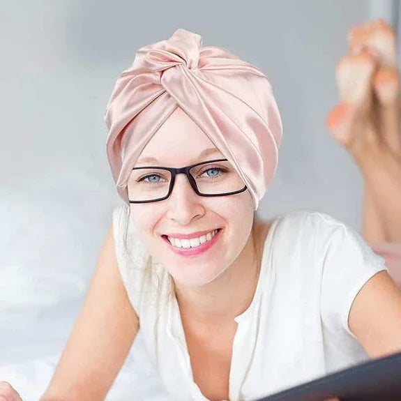 Bonnet de nuit en soie de mûrier 19 Momme