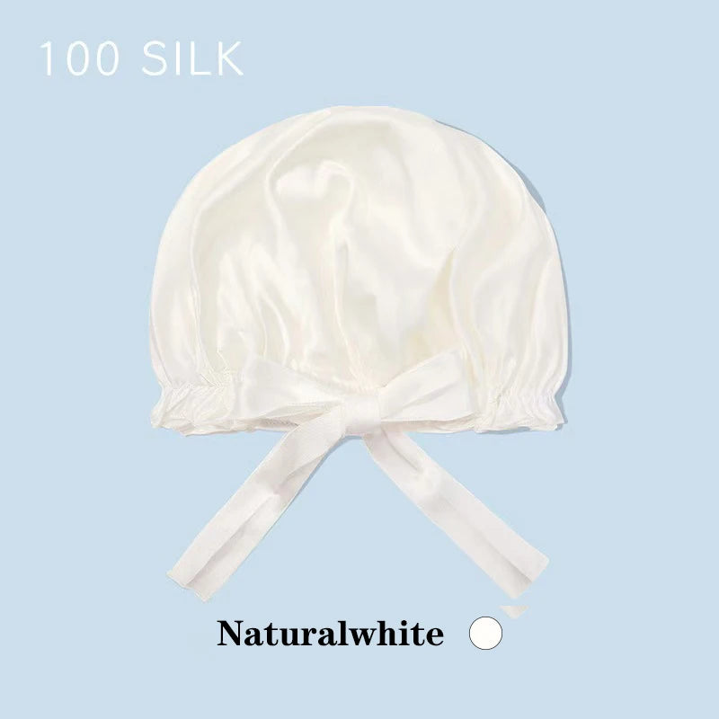 Bonnet de nuit 22 mommes 100 % soie de mûrier