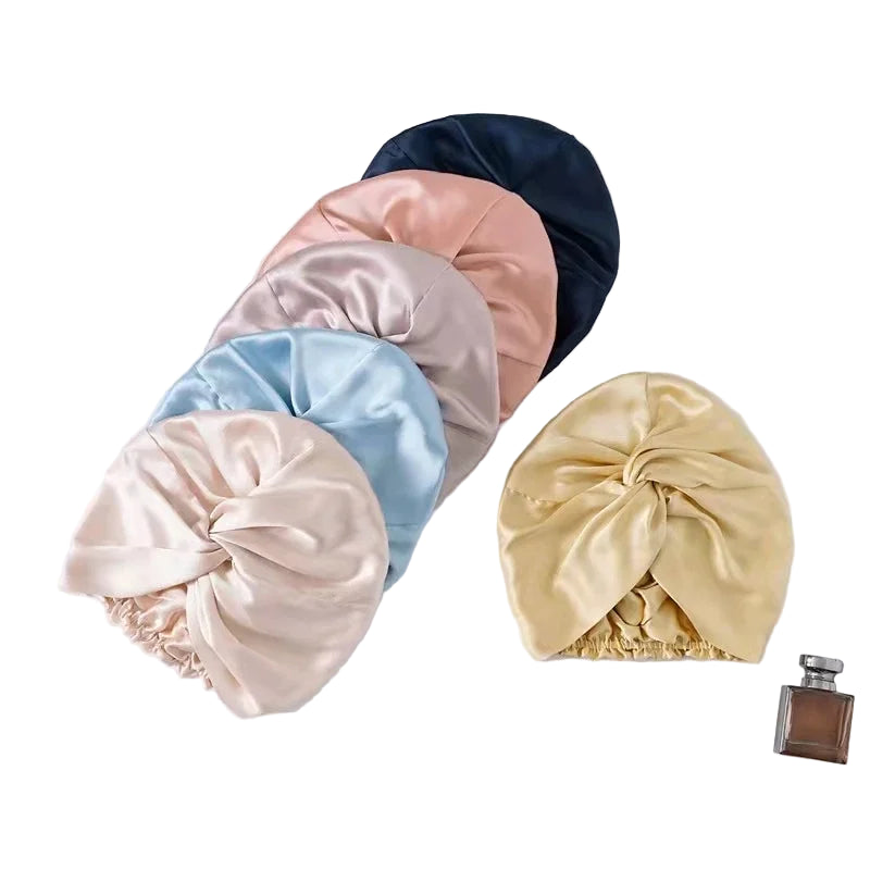 Bonnet de nuit en soie de mûrier 19 Momme