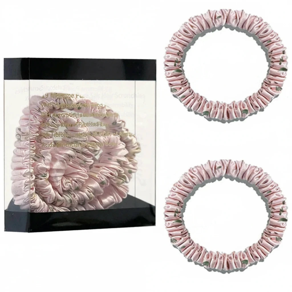 Lot de 2 chouchous en soie 19 Momme