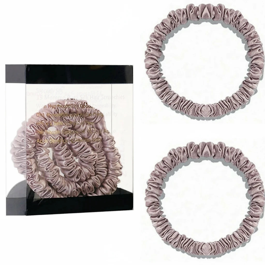 Lot de 2 chouchous en soie 19 Momme