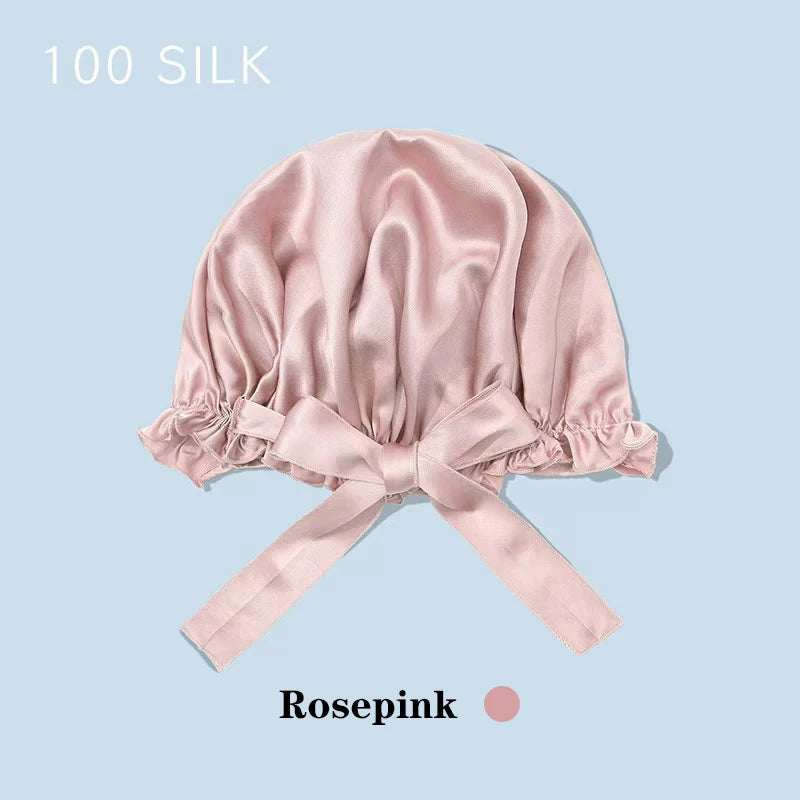 Bonnet de nuit 22 mommes 100 % soie de mûrier