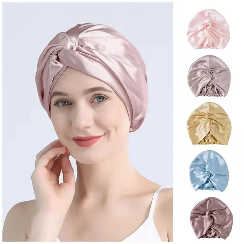 Bonnet de nuit en soie de mûrier 19 Momme