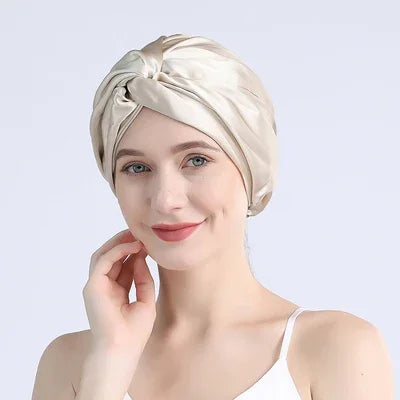 Bonnet de nuit en soie de mûrier 19 Momme