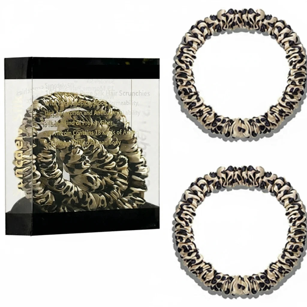 Lot de 2 chouchous en soie 19 Momme