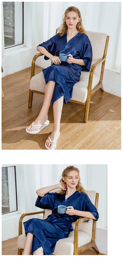 Pyjama en soie pour femme