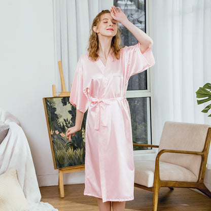 Pyjama en soie pour femme