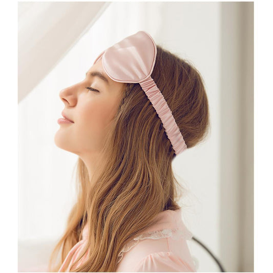 Masque de sommeil naturel en soie pour les yeux