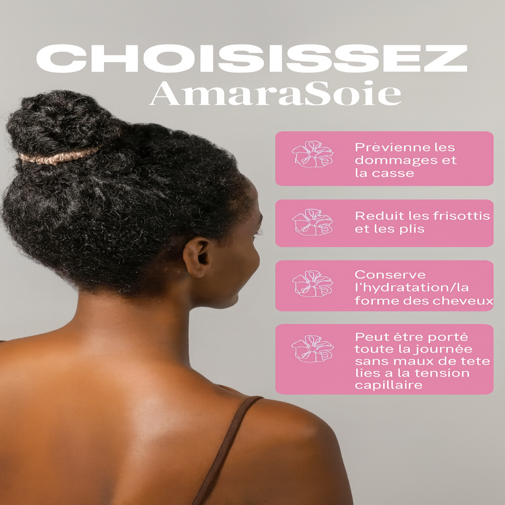 Lot de 2 chouchous en soie 19 Momme