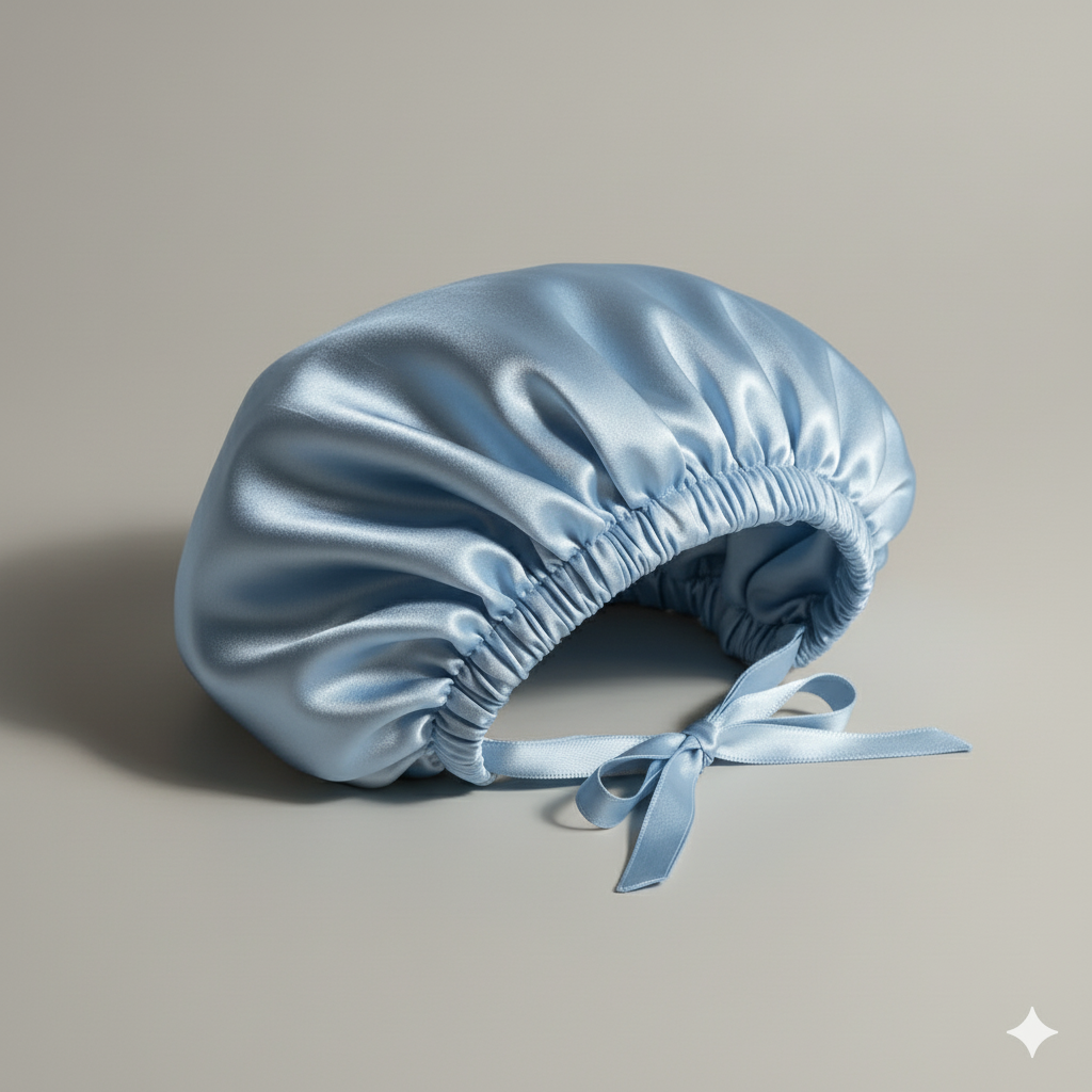 Bonnet de nuit 22 mommes en soie de mûrier