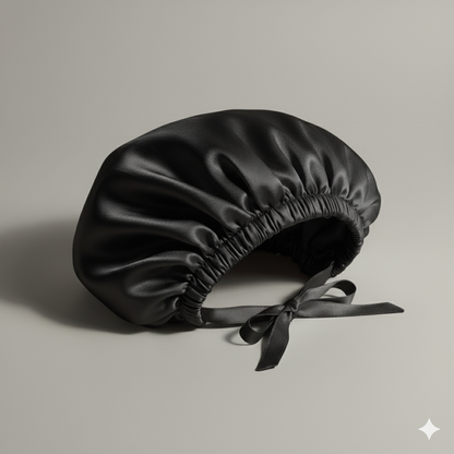 Bonnet de nuit 22 mommes en soie de mûrier