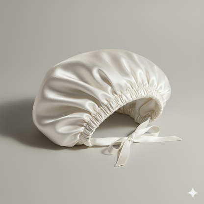 Bonnet de nuit 22 mommes en soie de mûrier