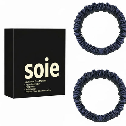 Lot de 2 chouchous en soie 19 Momme