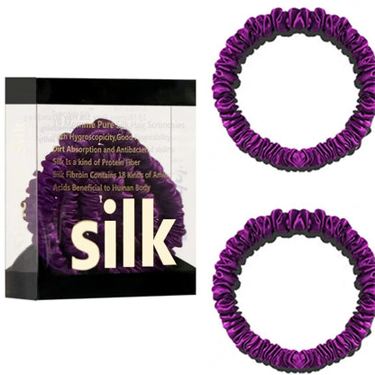 Lot de 2 chouchous en soie 19 Momme