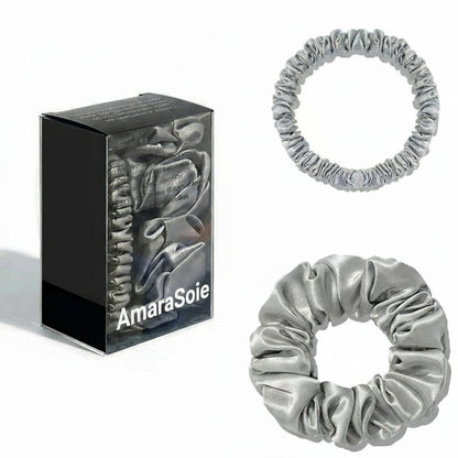 Lot de 2 chouchous 100 % soie de mûrier 22 momme
