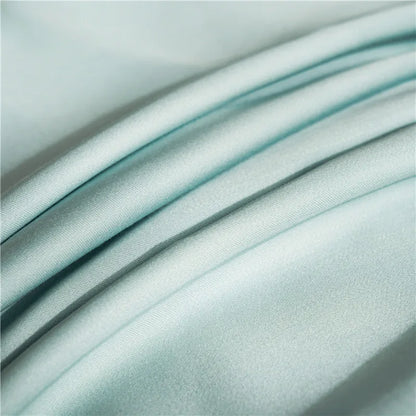 Drap plat en soie de mûrier naturelle