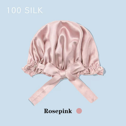 Bonnet de nuit 22 mommes 100 % soie de mûrier