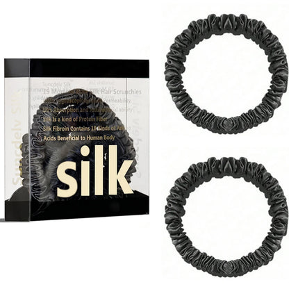 Lot de 2 chouchous en soie 19 Momme
