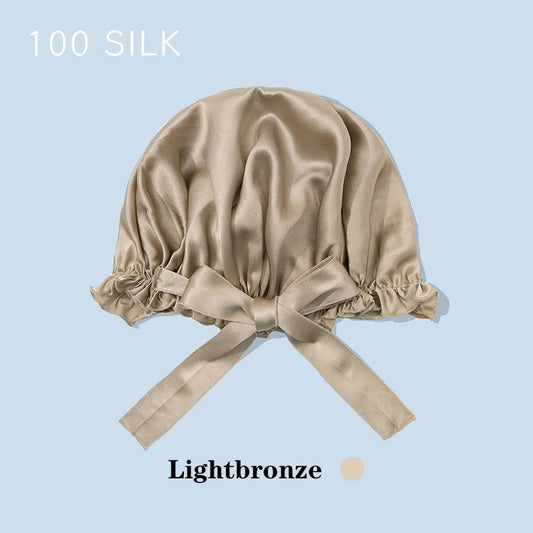 Bonnet de nuit 22 mommes 100 % soie de mûrier