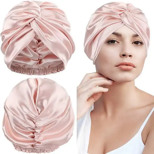 Bonnet de nuit  en soie de mûrier 19 Momme